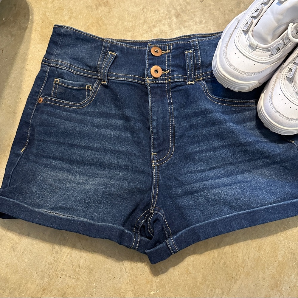 Blue jean shorts